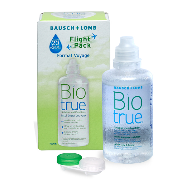 producto de mantenimiento Biotrue Flight Pack 100ml